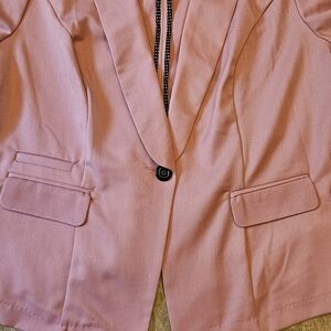 NEW Maurices 2X Plu Blazer - Dusty Rose/Pink